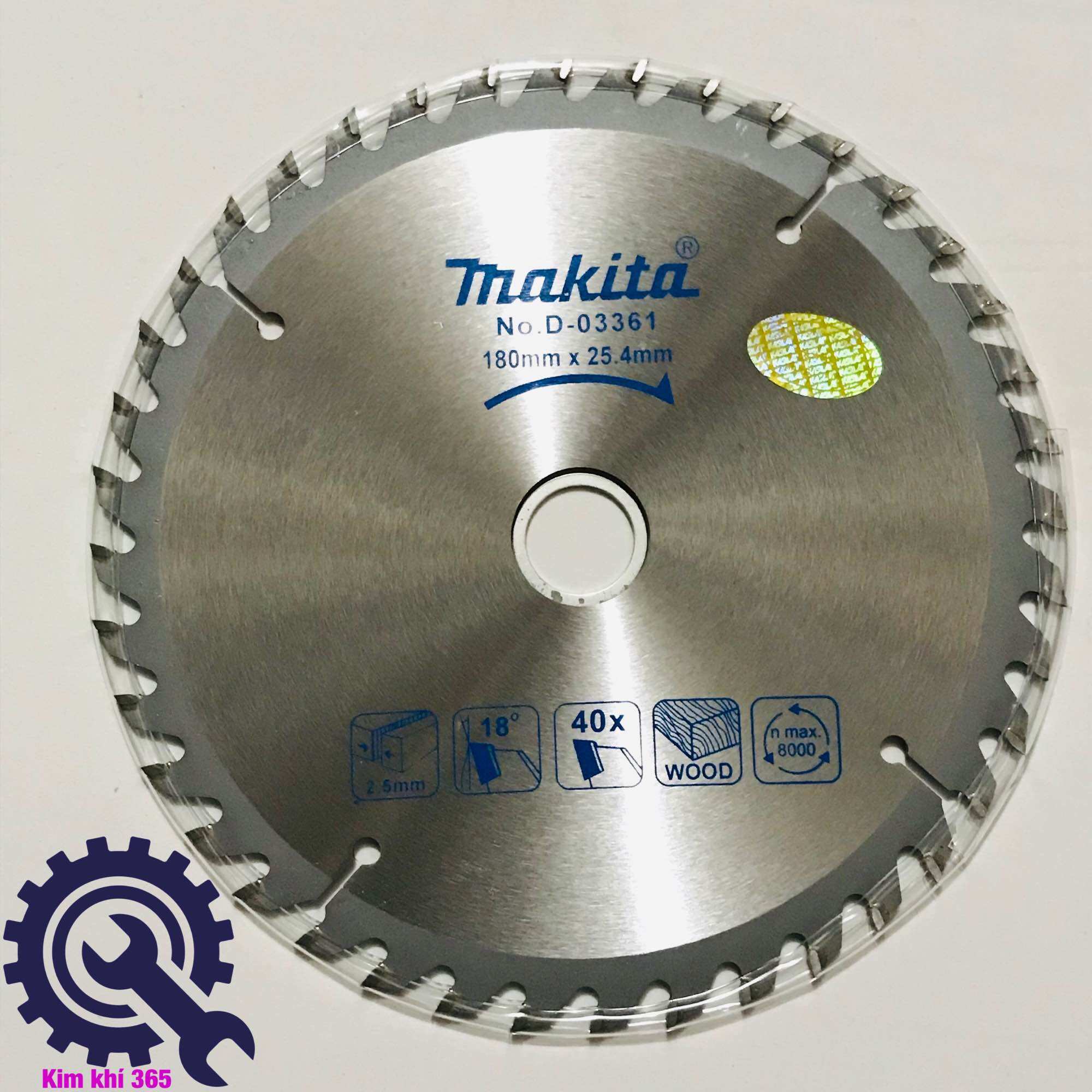 Lưỡi cưa, cắt gỗ makita 180mm
