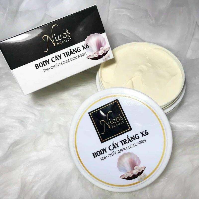 Kem Body Cốt Trắng X6 Nicos