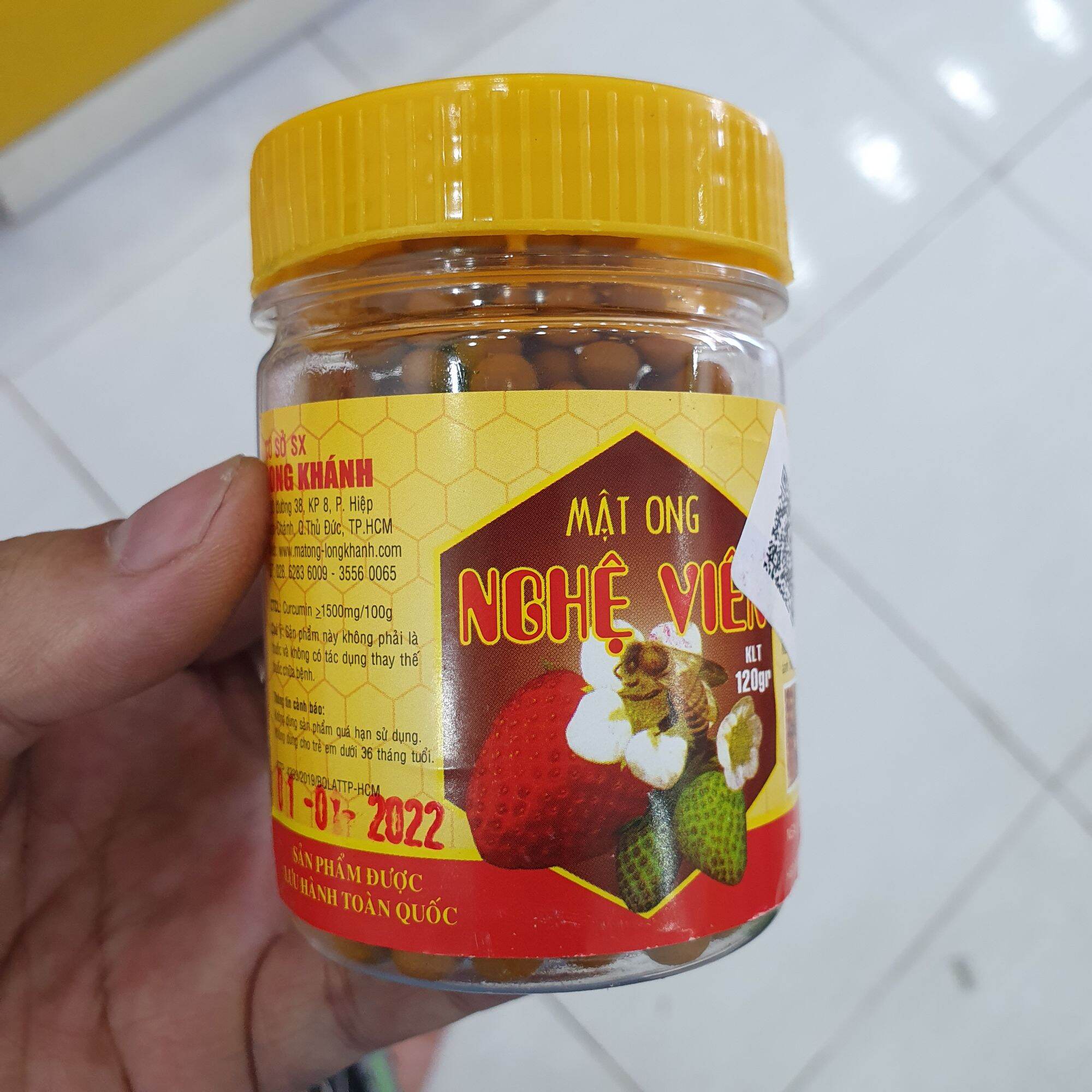 Mật Ong Nghệ Viên Vàng