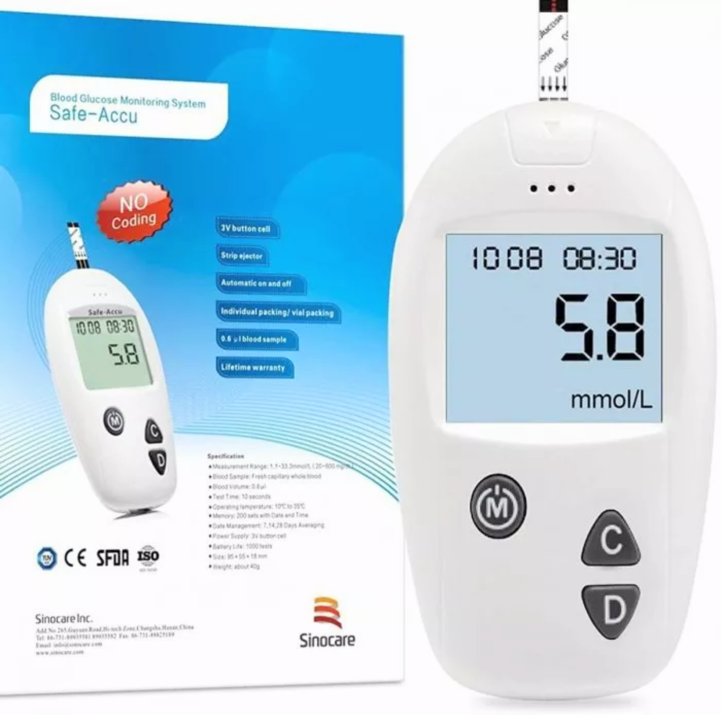 MÁY ĐO ĐƯỜNG HUYẾT TIỂU ĐƯỜNG LẤY MẪU THÔNG MINH NHỎ GỌN TIỆN DỤNG CHO MỌI GIA ĐÌNH HÀNG LOẠI TỐT