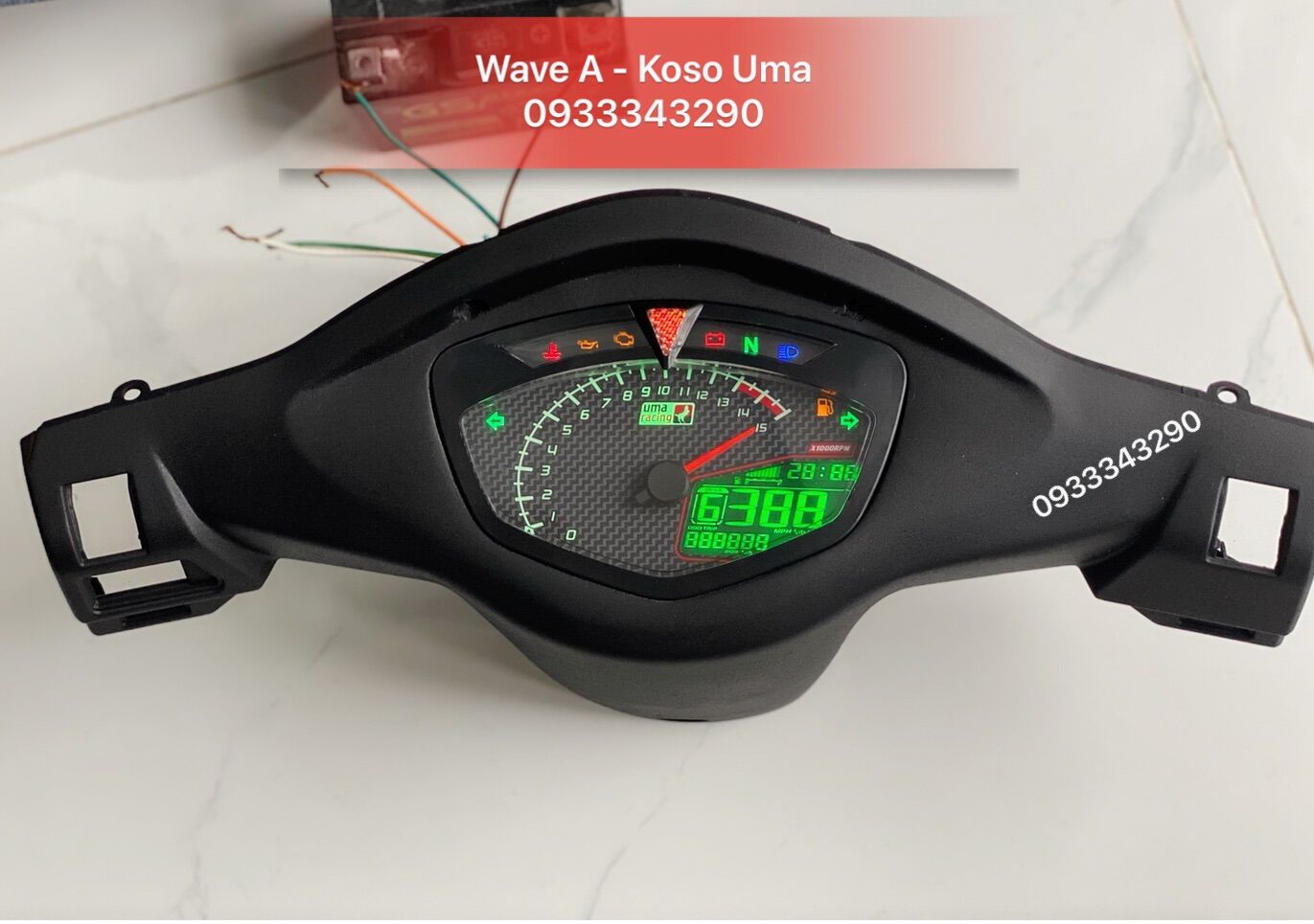 Trọn Bộ Wave RS ( Alpha , S100 ) Chế Đồng Hồ KoSo Uma 2010