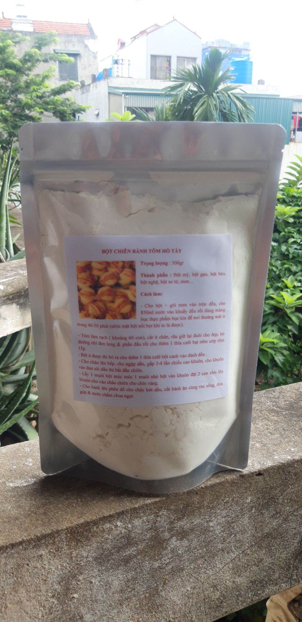 Bột làm bánh Tôm Hồ Tây chuẩn vị !