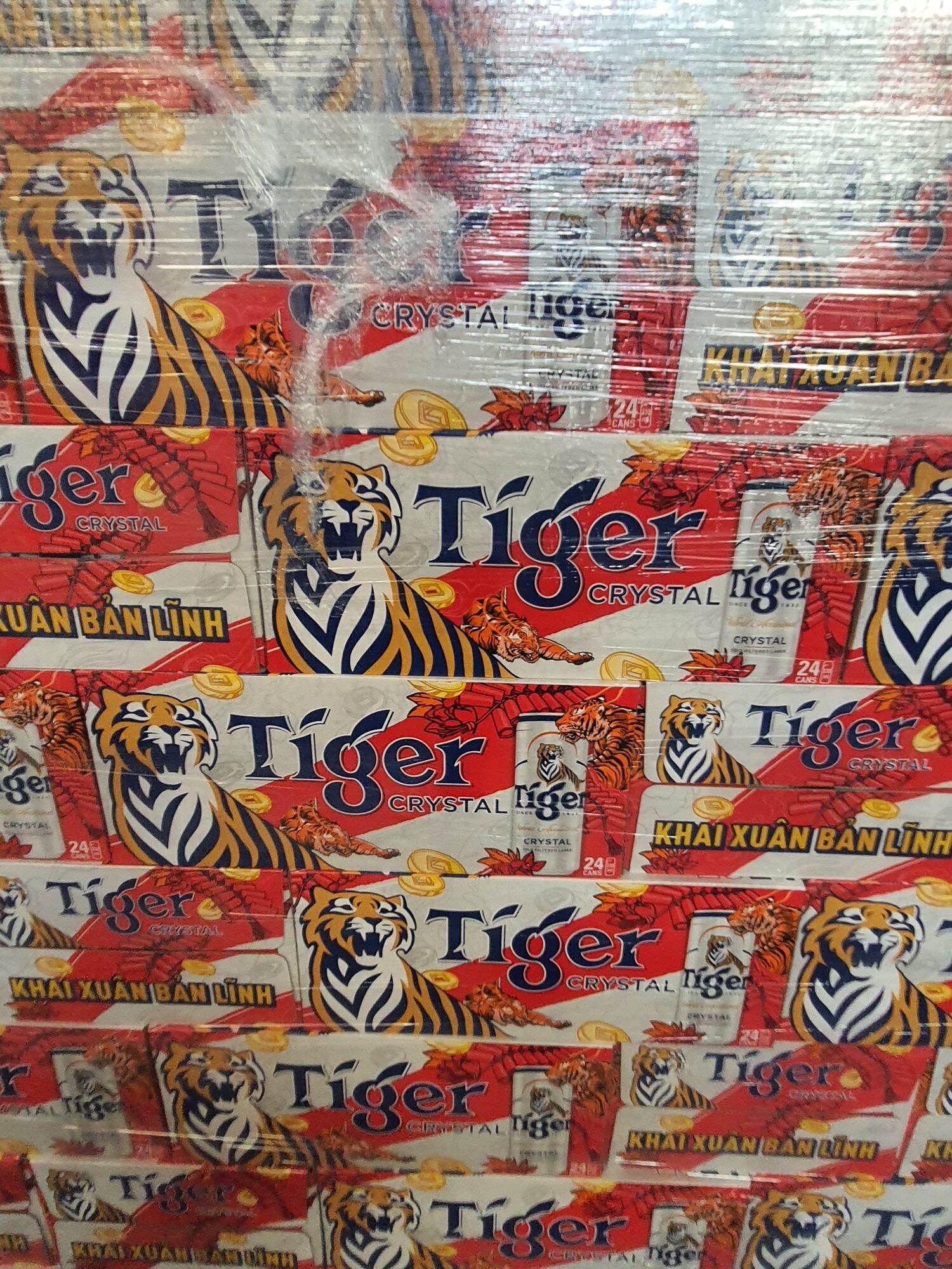 THÙNG 24 LON BIA TIGER BẠC   x 330ml