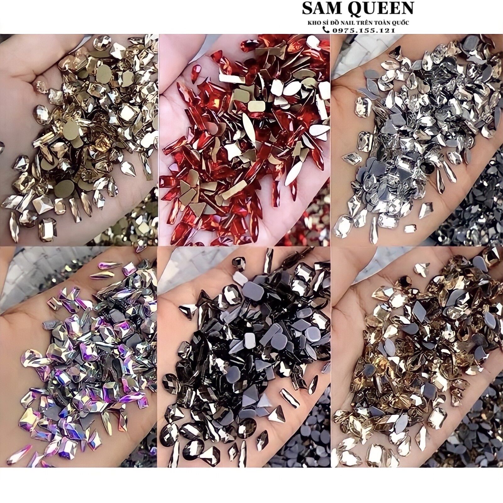 Đá khối chân bằng sét 100viên mix đủ kiểu dáng.