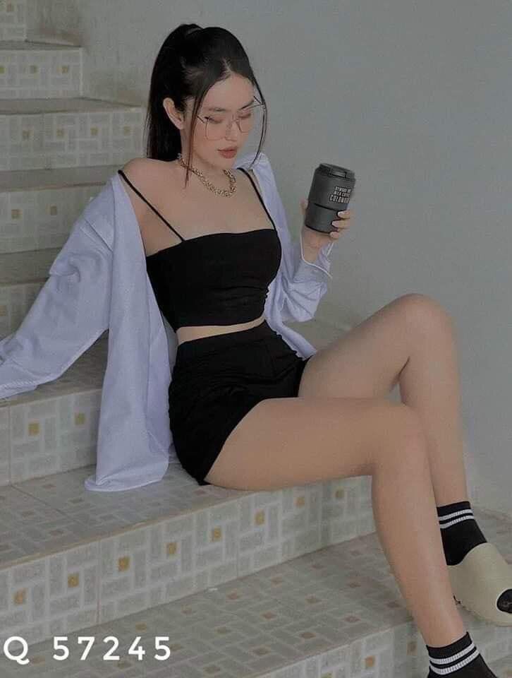Quần short- Quần legging đùi nữ