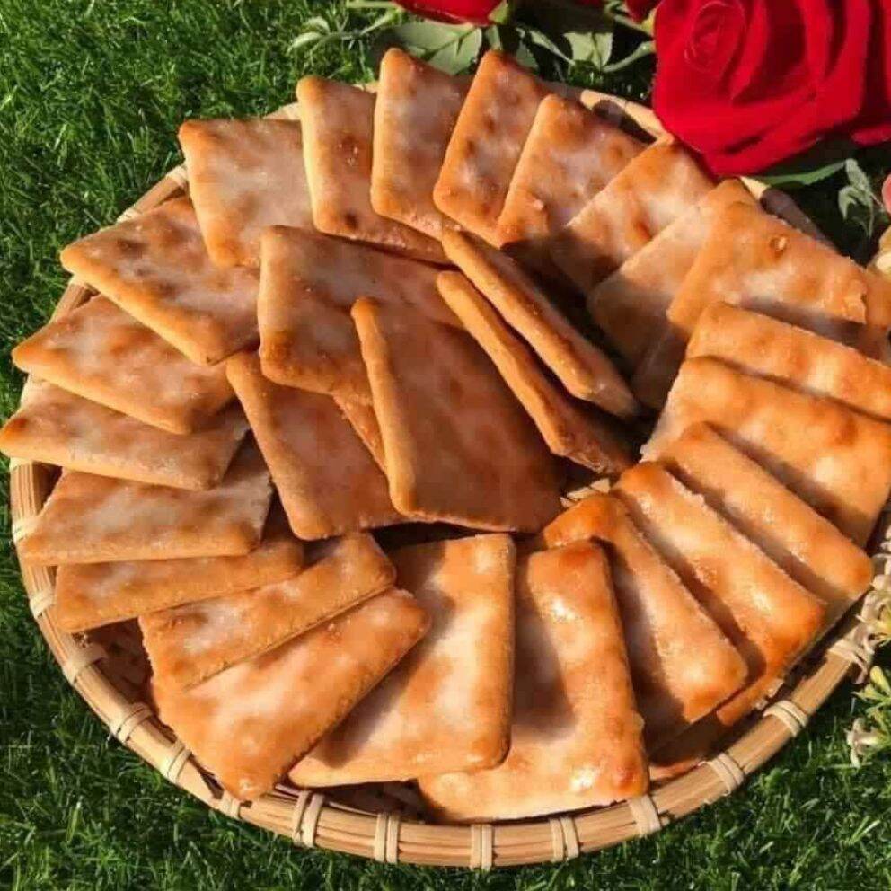Bánh lạt đường vuông 1kg (Bánh tuổi thơ)