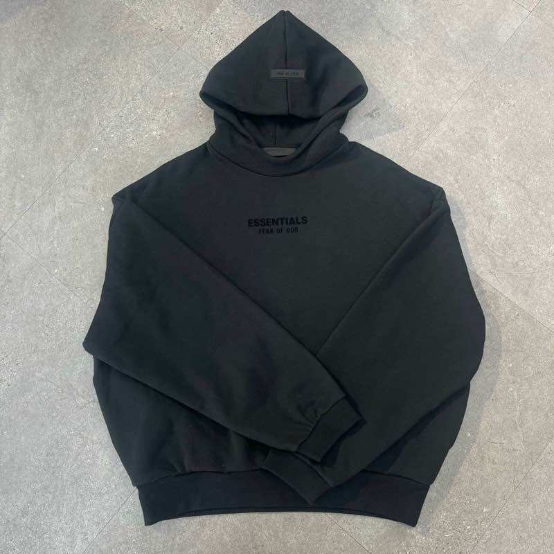 Chính hãng - áo hoodie fear of god essentials fall 2023 black 🔥