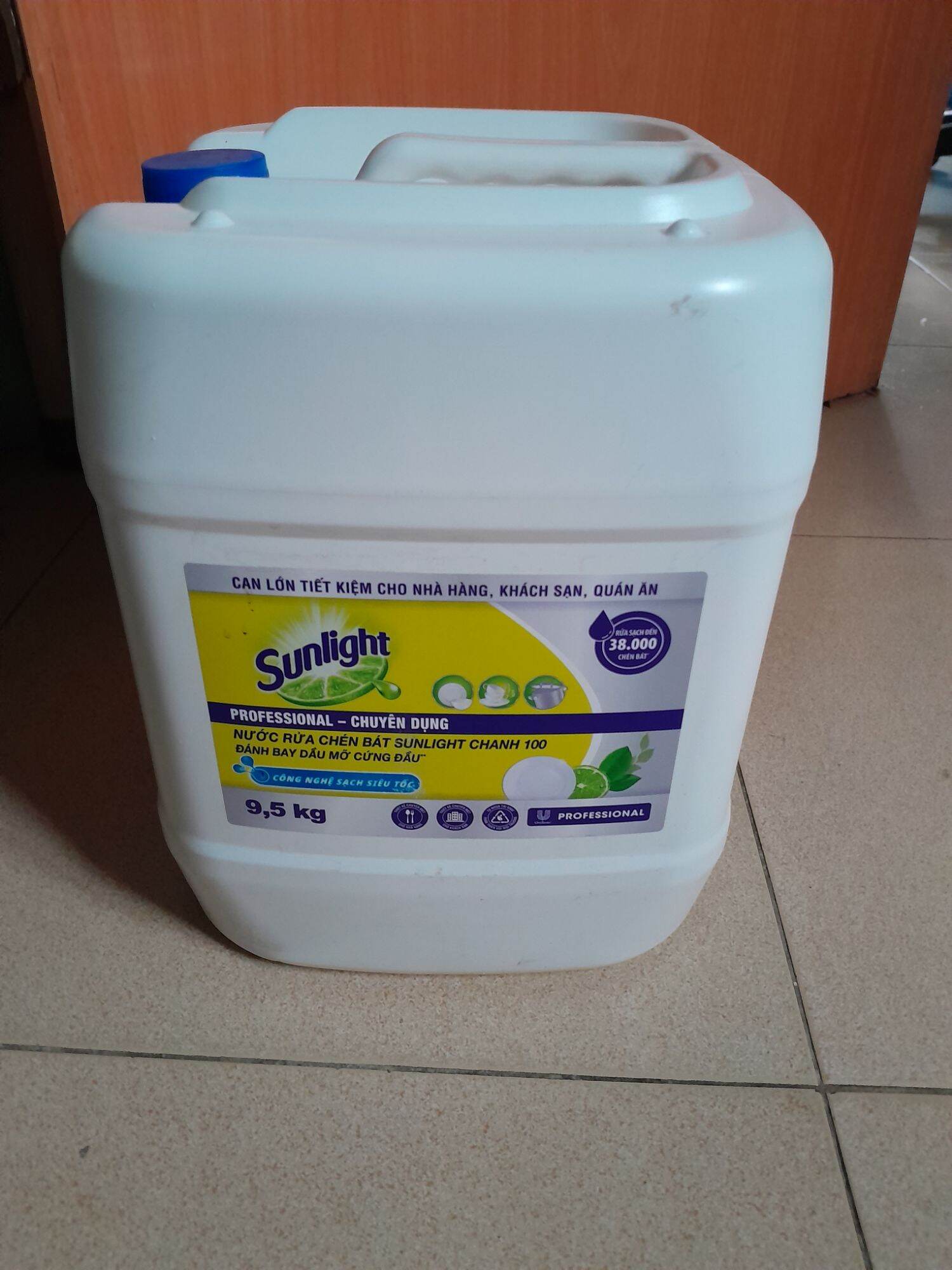 Nước rửa chén Sunlight 9.5kg hương chanh