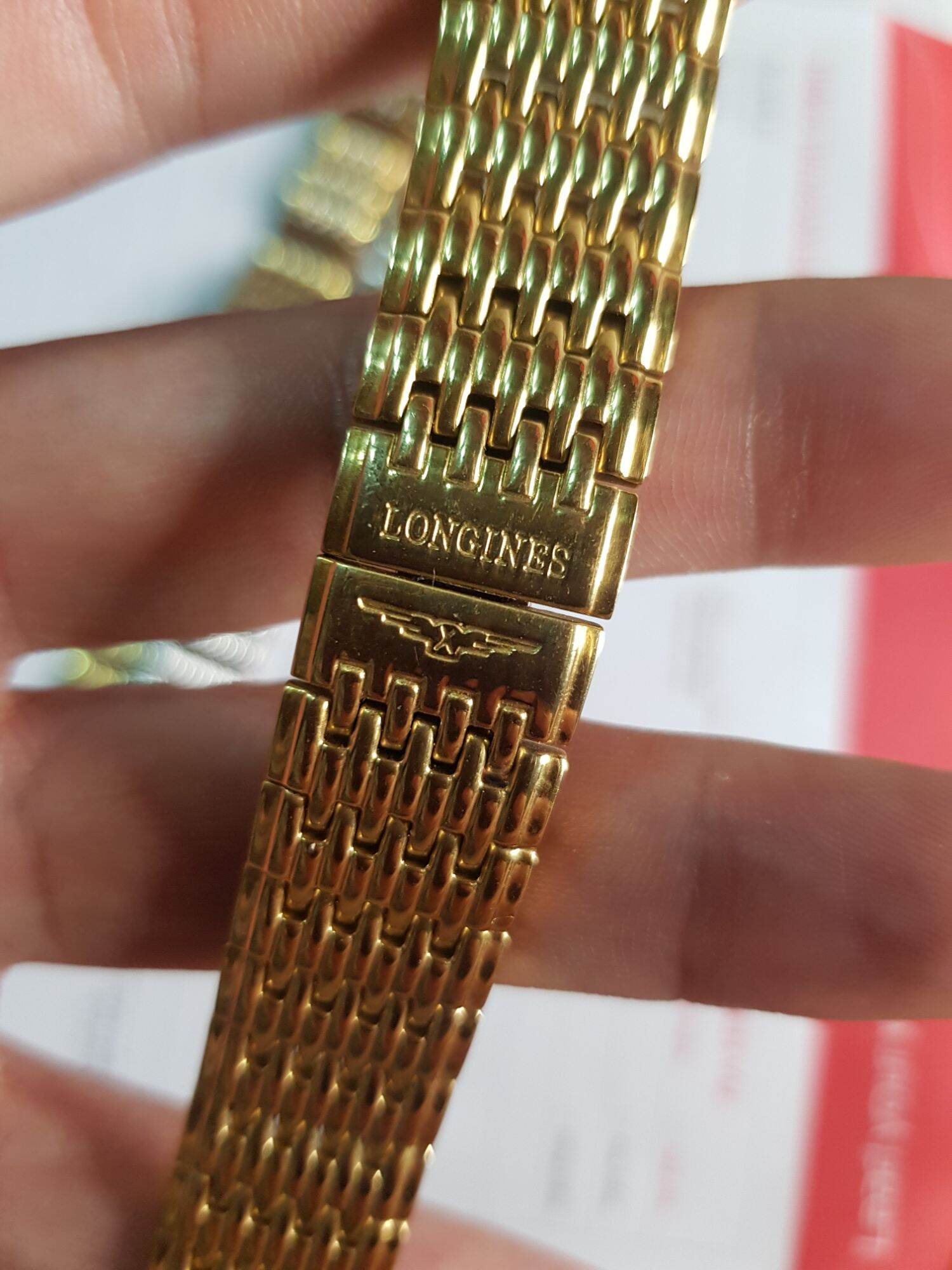 Dây đồng hồ LONGINES đúc sezi đầu 18 mm. (vàng. trắng. đmi - mạ pvd )