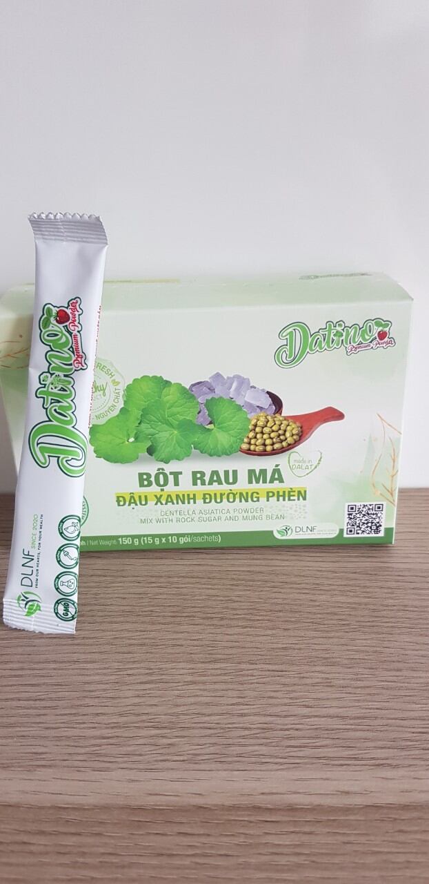 COMBO 2 HỘP BỘT RAU MÁ ĐẬU XANH ĐƯỜNG PHÈN DATINO
