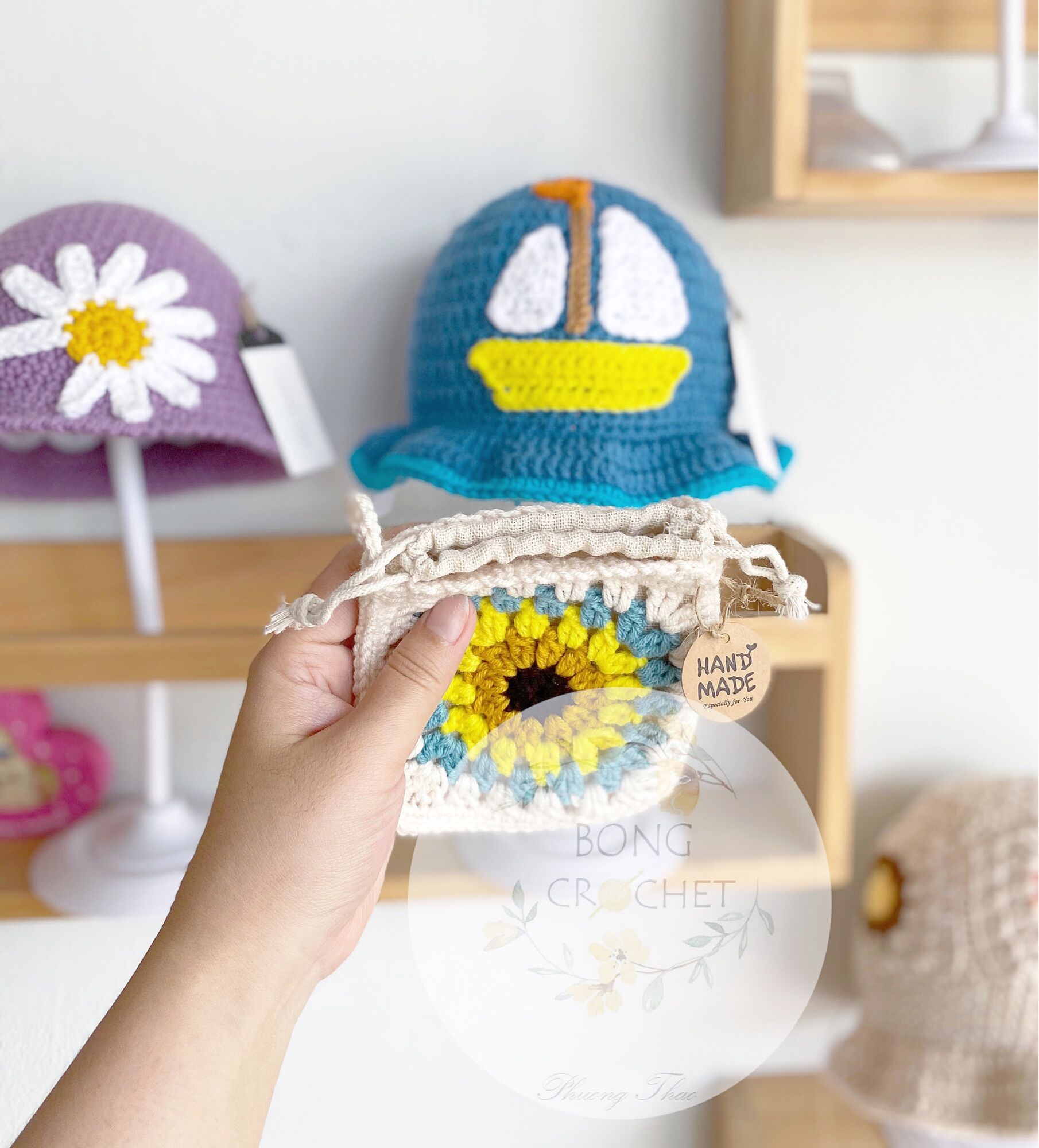 Túi len hoa 🌼🌼 xinh cho bé [crochet] 🧵