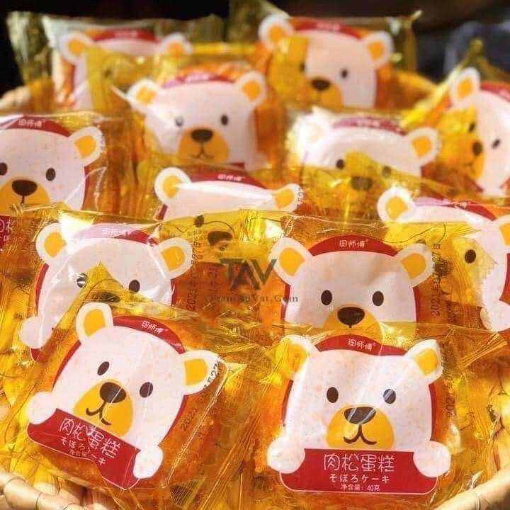 Bánh gấu ruốc -  1 hộp 30 cái bánh