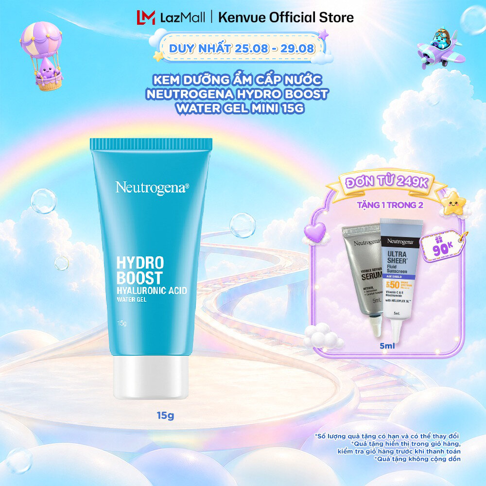 Kem dưỡng ẩm cấp nước Neutrogena® Hydro Boost Hyaluronic Acid Water Gel Mini 15g