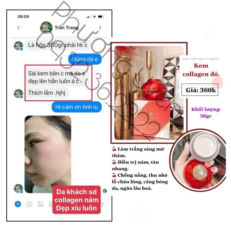 Kem face collagen Mwhite D.O.PRO dành cho da nám ( MẪU MỚI )