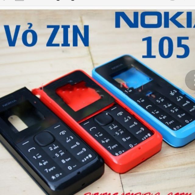 Vỏ nokia 105 zin đẹp