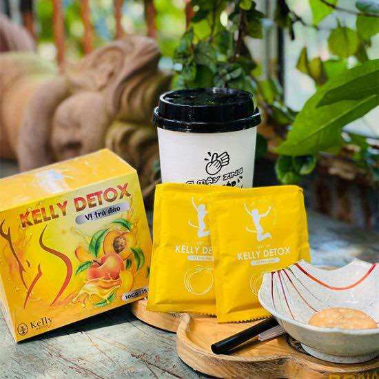 Trà Đào Giảm Cân Kelly Detox – Giảm Cân, Thanh Nhiệt