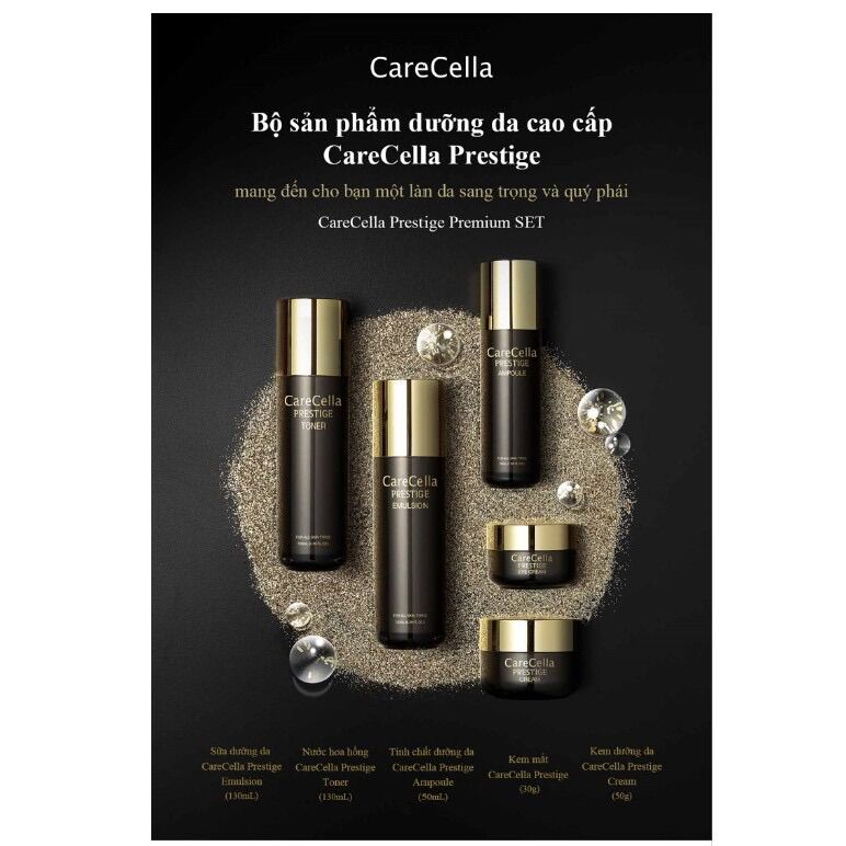 Bộ sản phẩm dưỡng da cao cấp CARECELLA Prestige Premium Set