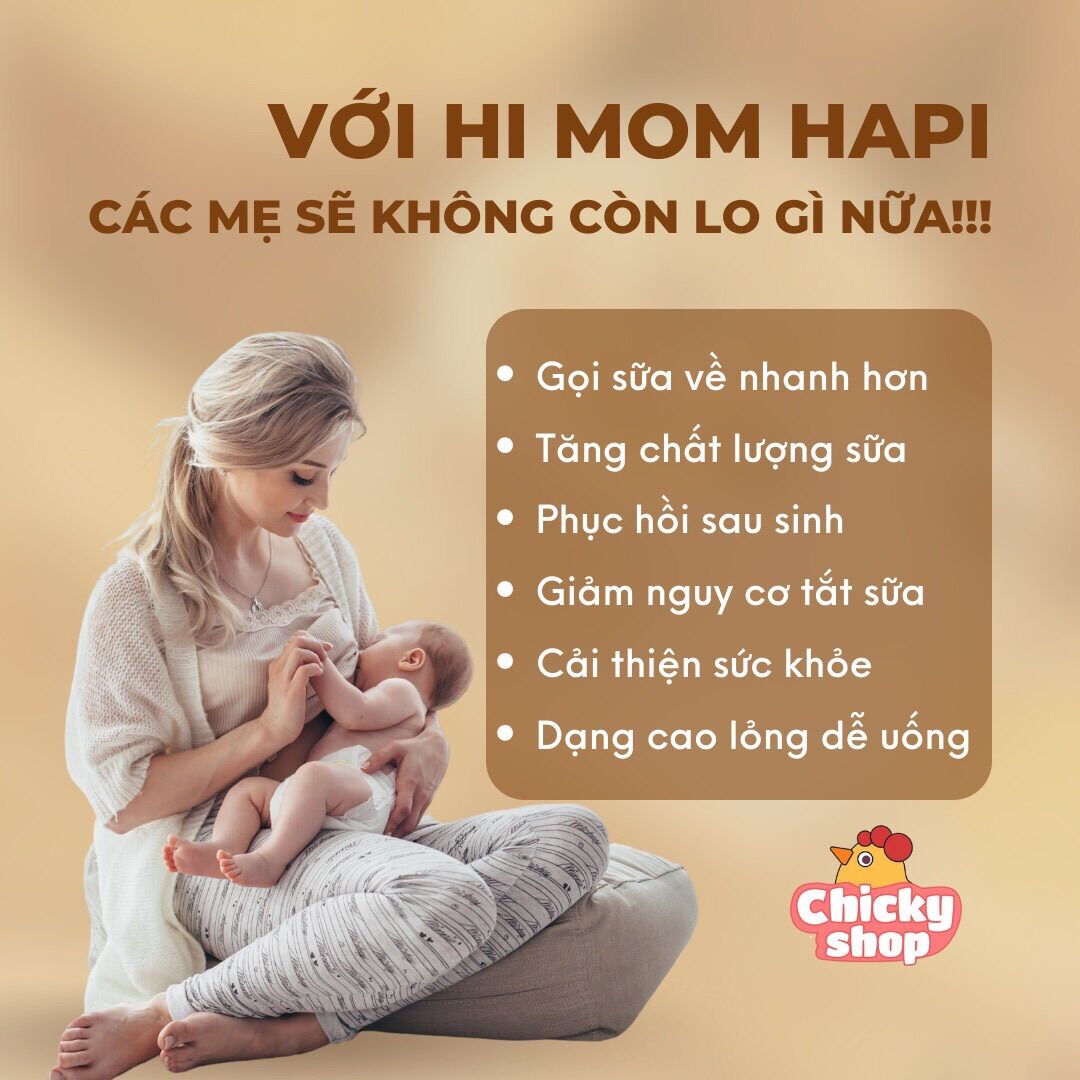 Cao lợi sữa HIMOM (chè vằng, cỏ cà ri, cỏ sữa, mêthi ấn độ)- hộp 30 gói
