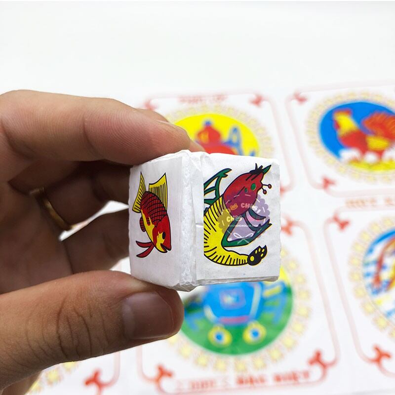 Bộ đồ chơi lắc bầu cua cá cọp bằng giấy