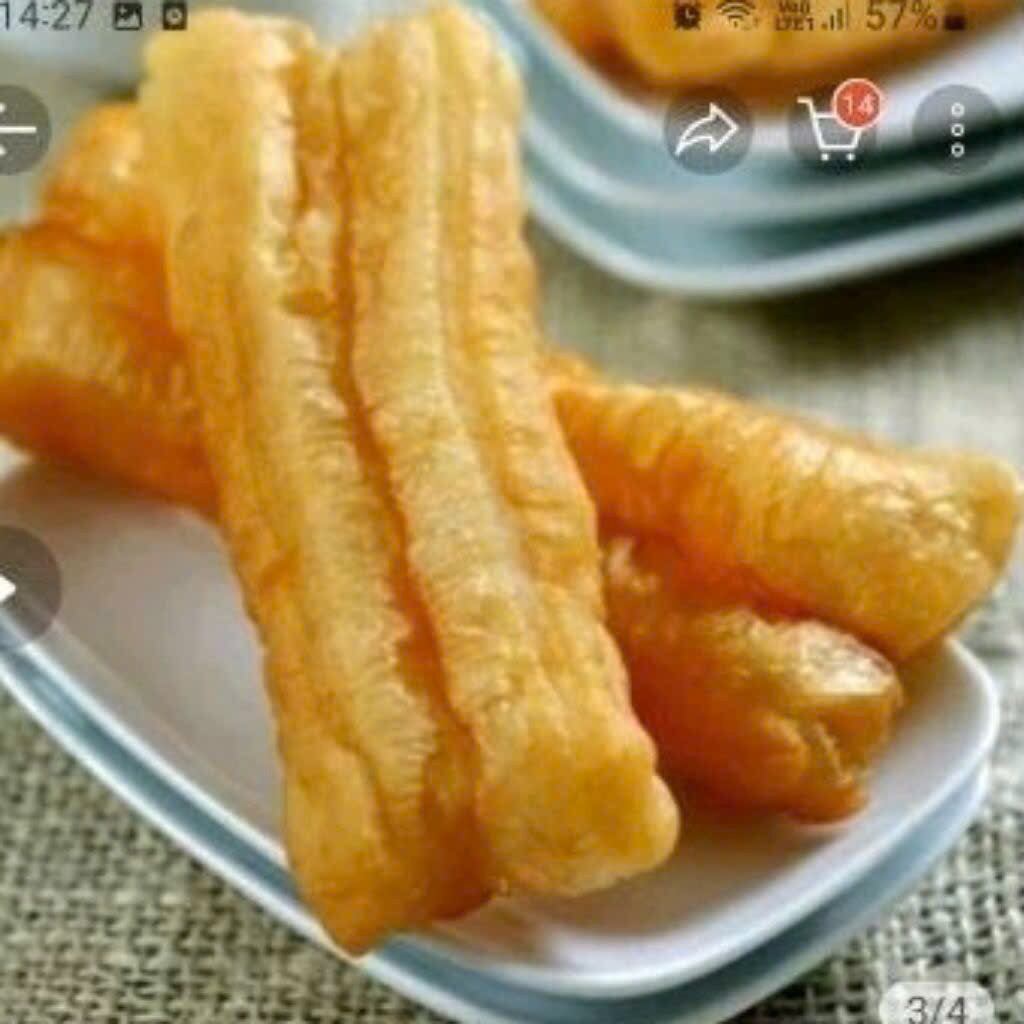ĐẶC SẢN HÀ NỘI - BÁNH QUẨY GIÒN HÀ NỘI Ăn kèm phở bún CHÁO  -THƠM NGON GIÒN BÉO