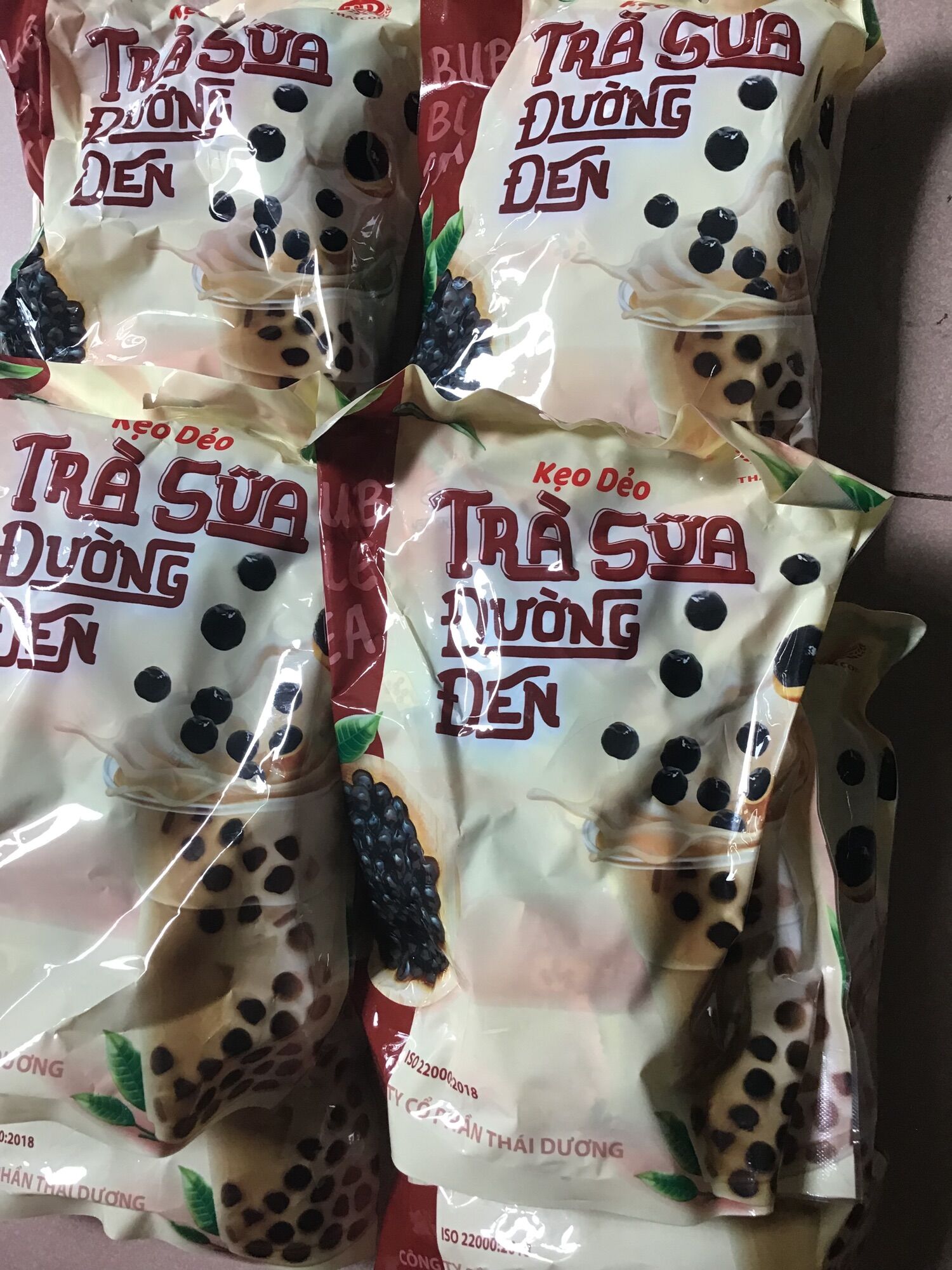 Kẹo dẻo trà sữa đường đen gói 320g