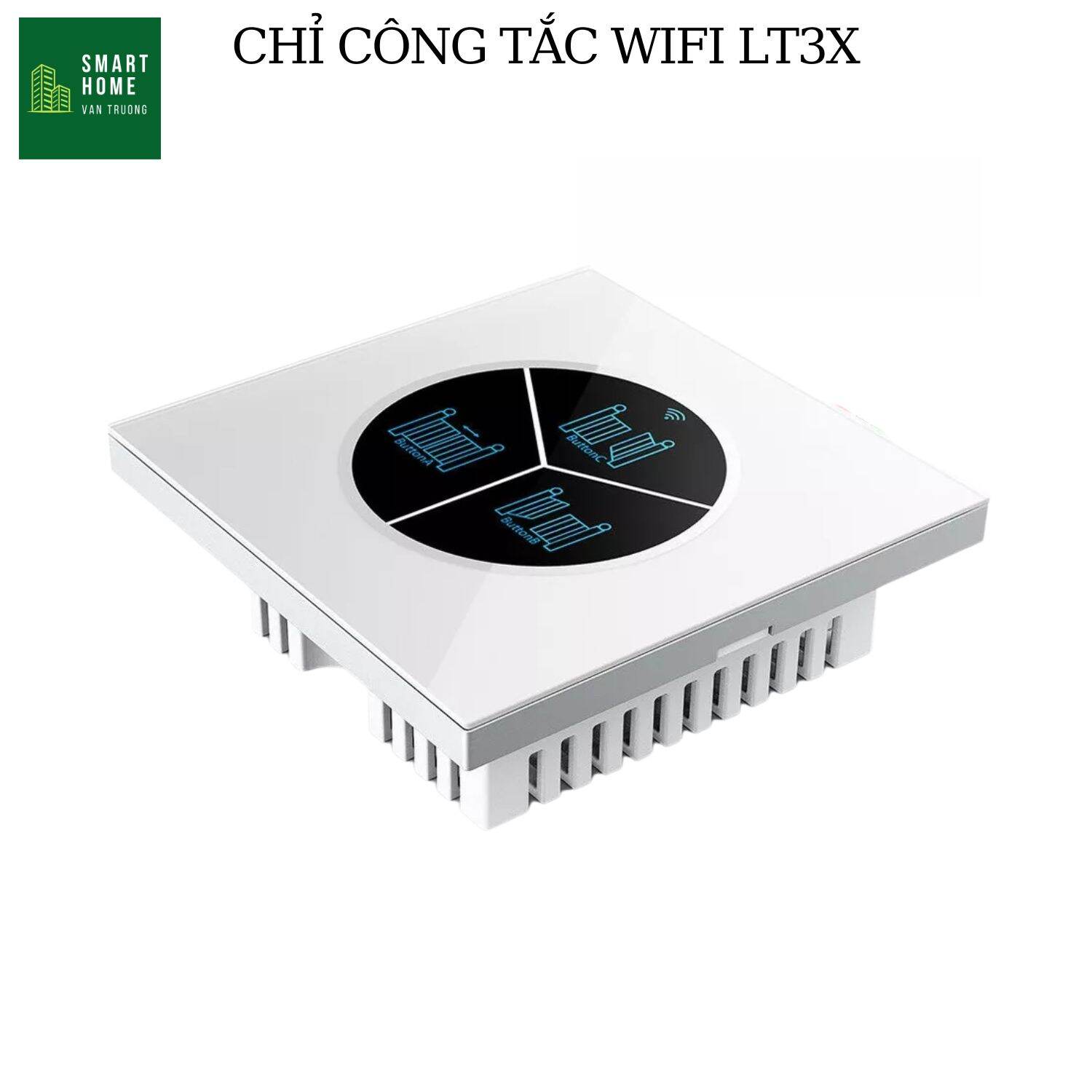 Công tắc mở cổng 2 cánh Tuya LT3X điều khiển điện thoại, công tắc thông minh