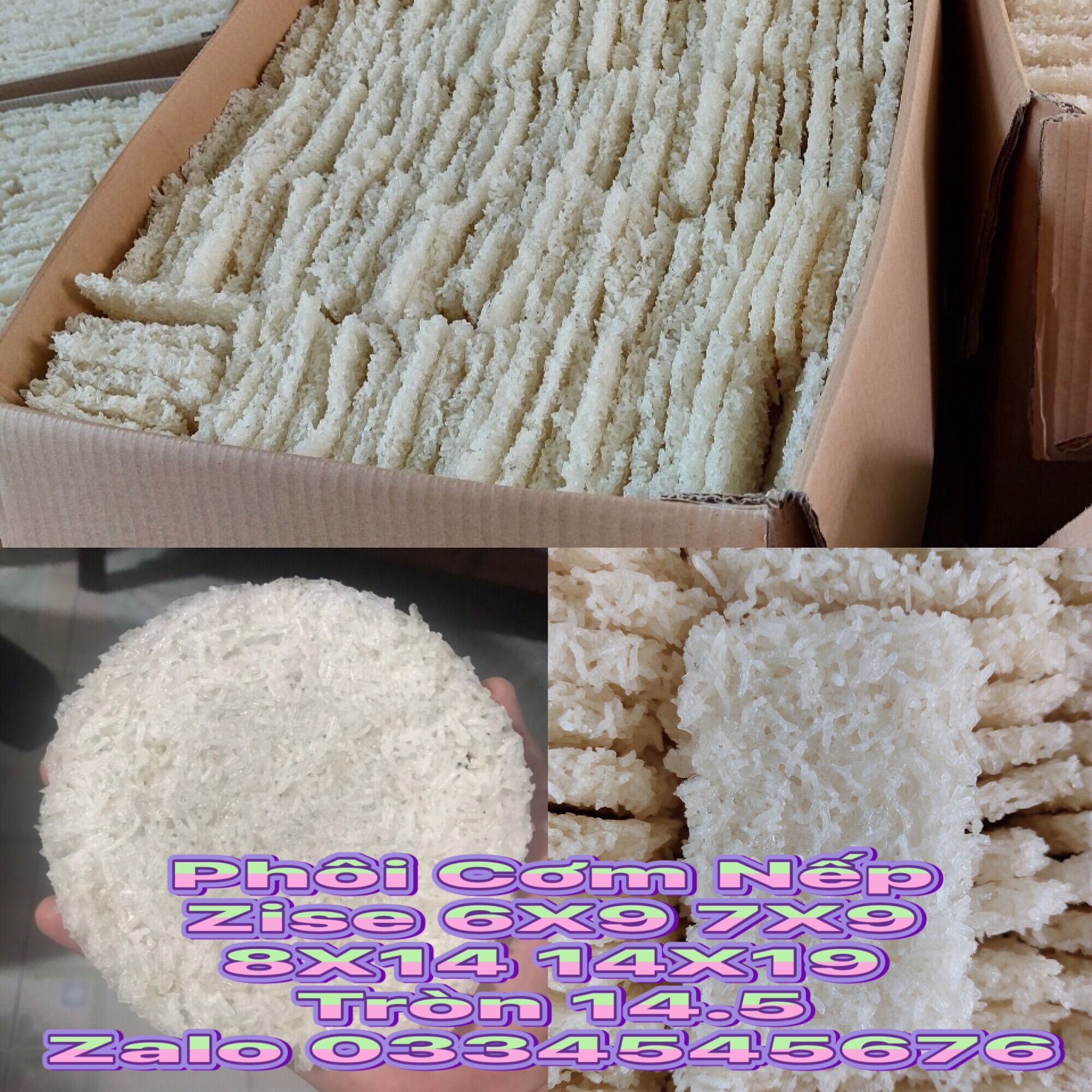 Phôi Cơm cháy nếp