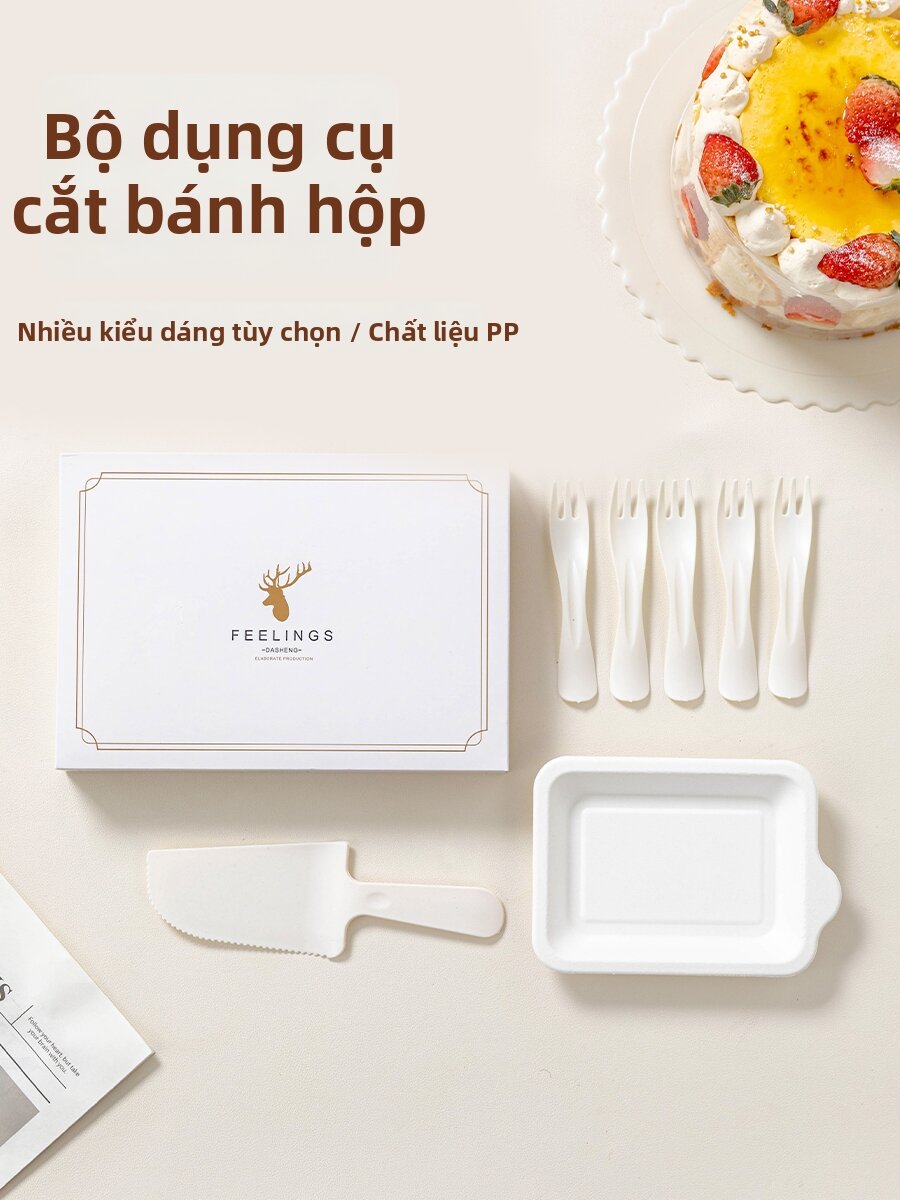 Meidi | Bộ Dụng Cụ Phục Vụ Bánh Kem Sử Dụng Một Lần