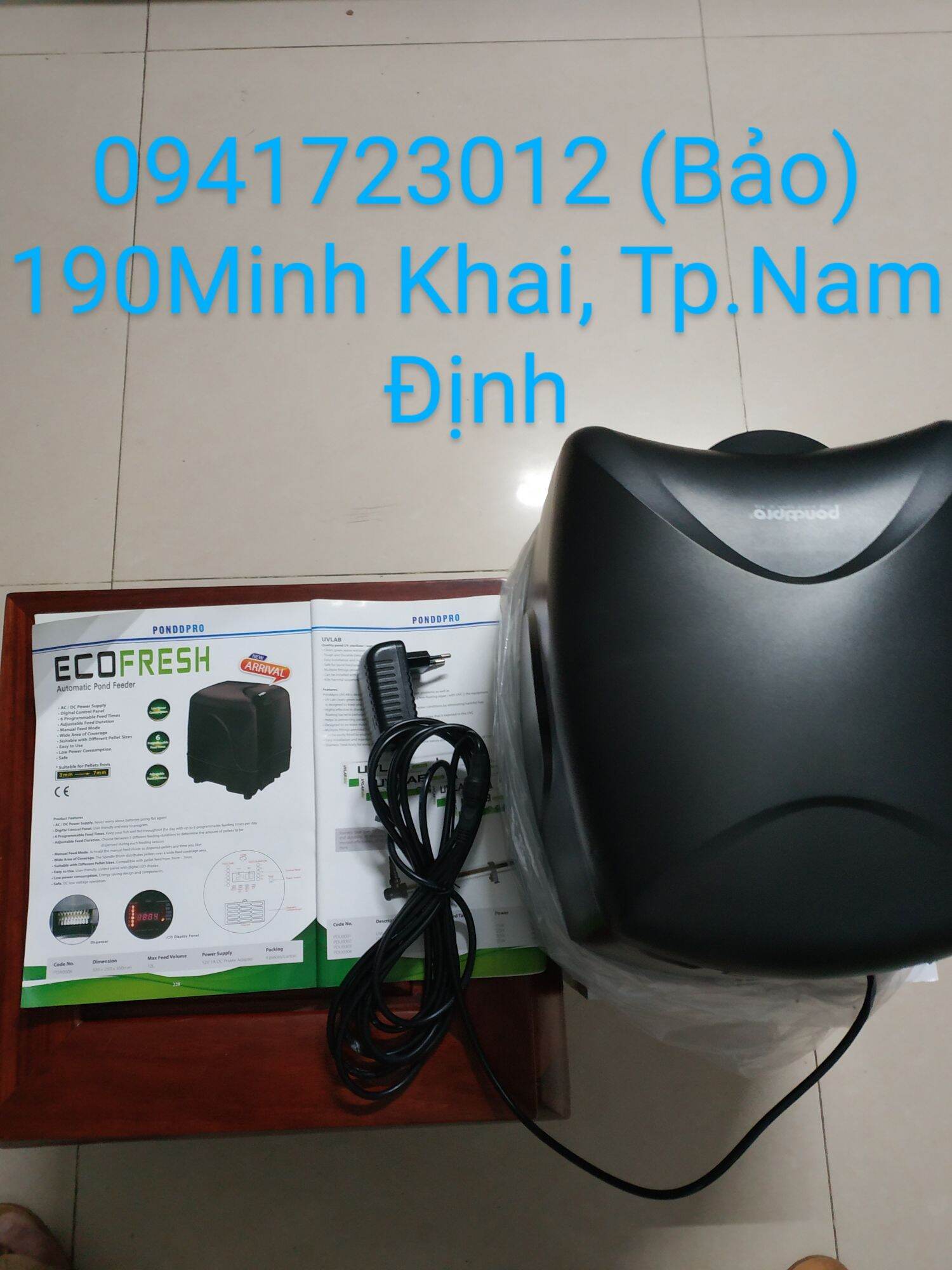 Máy cho cá ăn tự động cao cấp Eco Fresh của Ponddpro