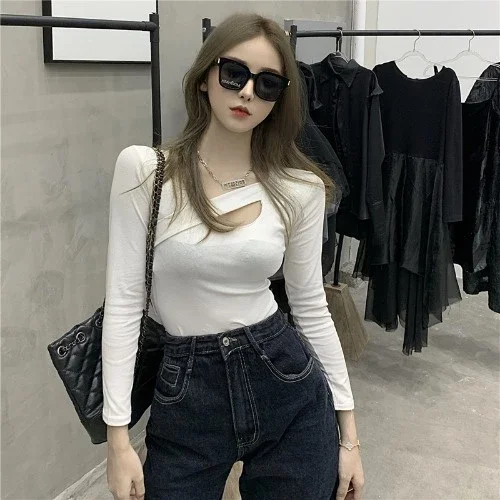 Áo croptop nữ tay dài