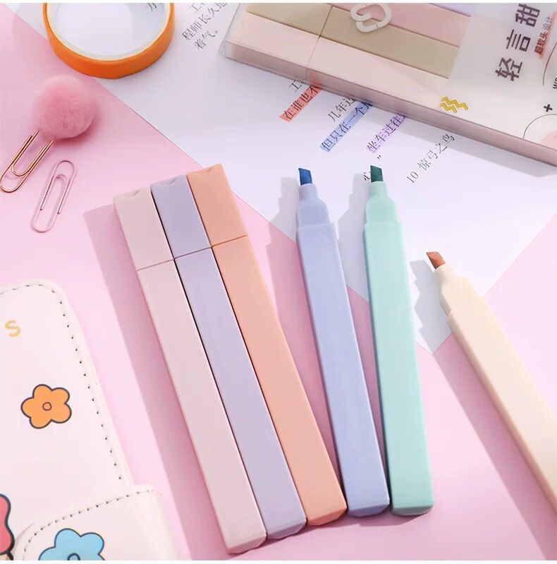 BÚT HIGHTLIGHT DẠ QUẢNG 1 ĐẦU MÀU PASTEL DÀNH CHO MỌI LỨA TUỔI