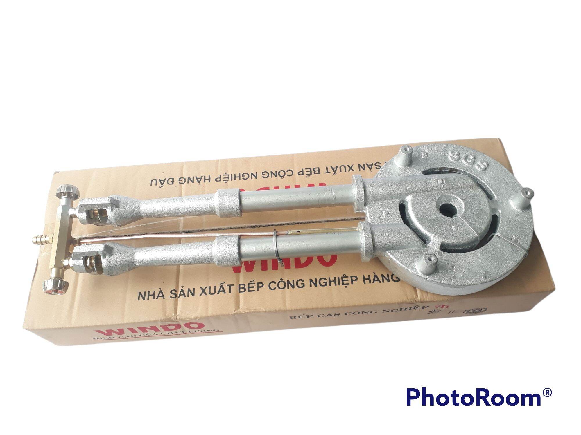 Bếp Gas Khè Công Nghiệp WINDO 7B – Lửa Mồi, Gang Đúc, Siêu Bền