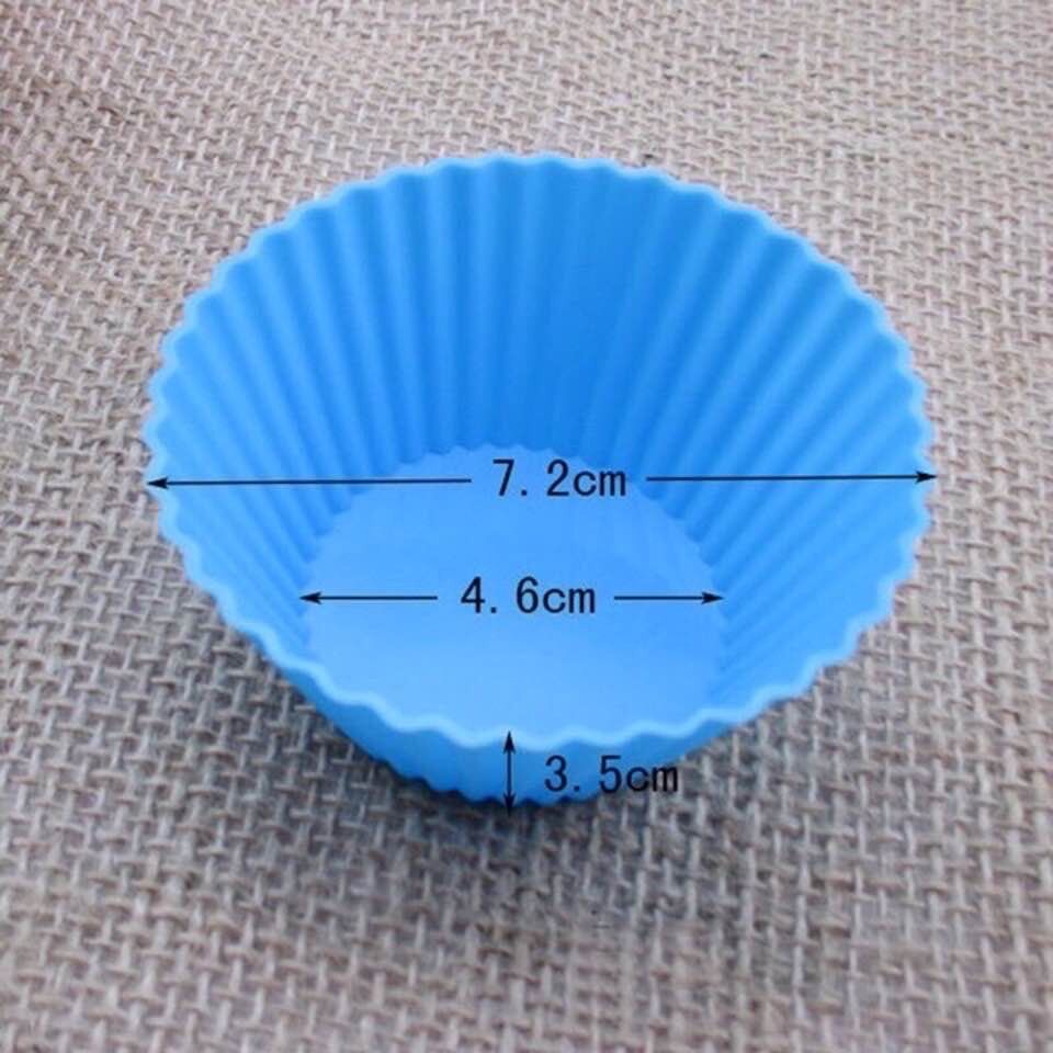 Khuôn cup silicon làm bánh muffin
