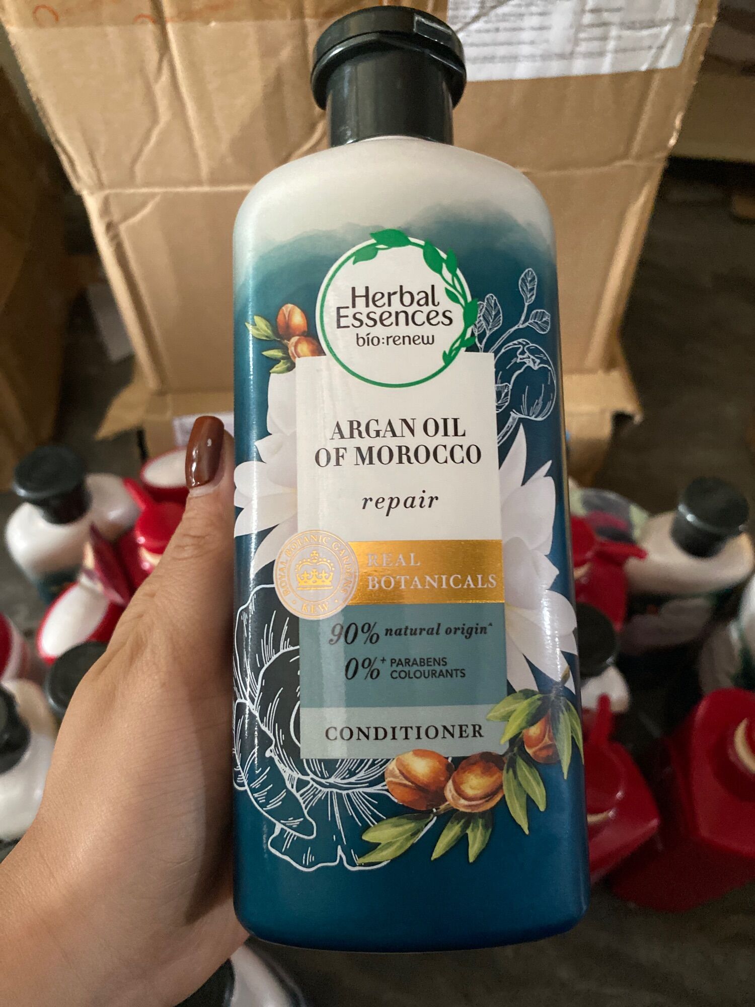 combo dầu gội và dầu  xả tóc Herbal Essences