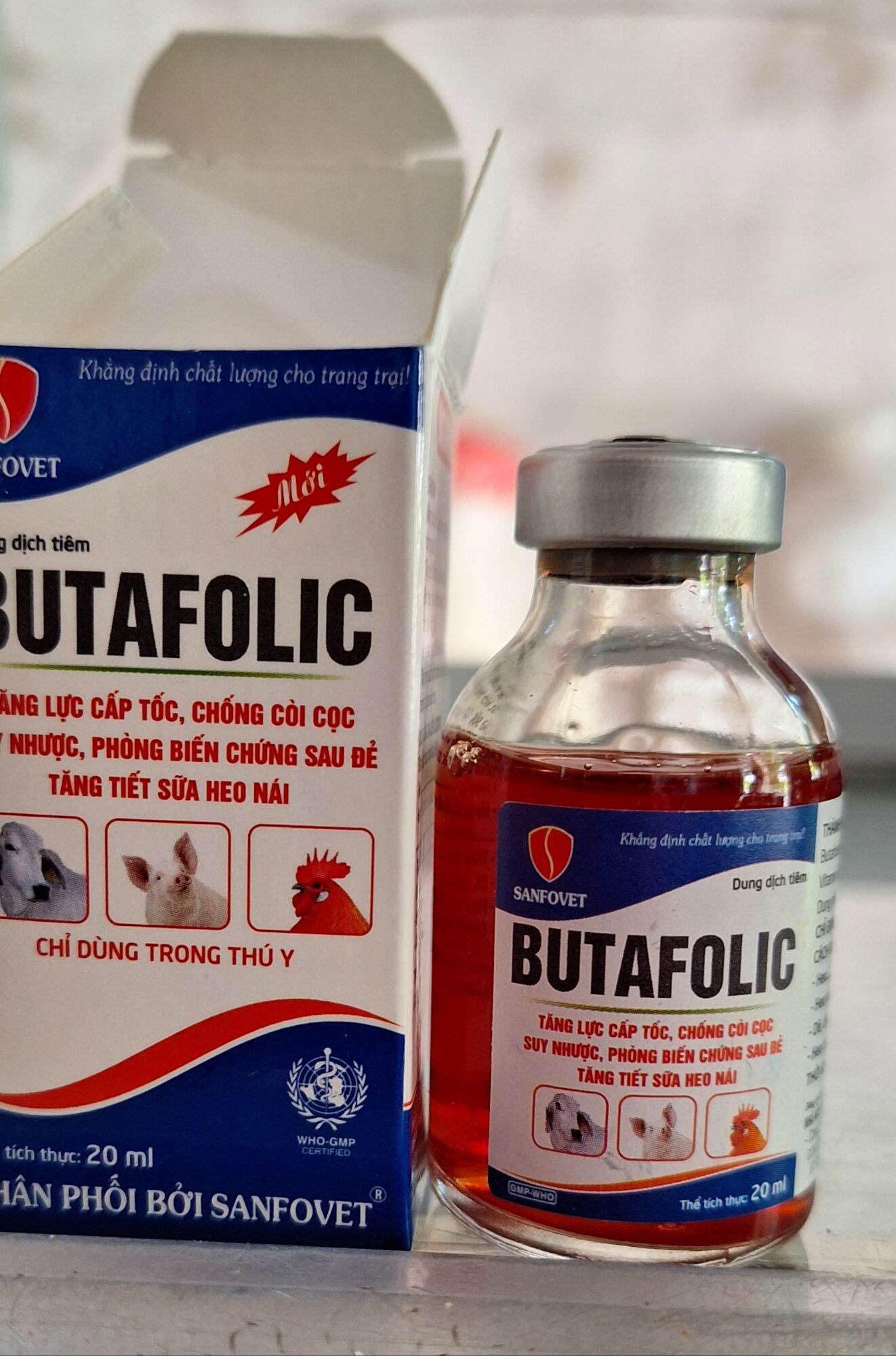 Butafolic 20ml Tăng lực cấp tốc, chống còi cọc suy nhược, tăng tiết sữa