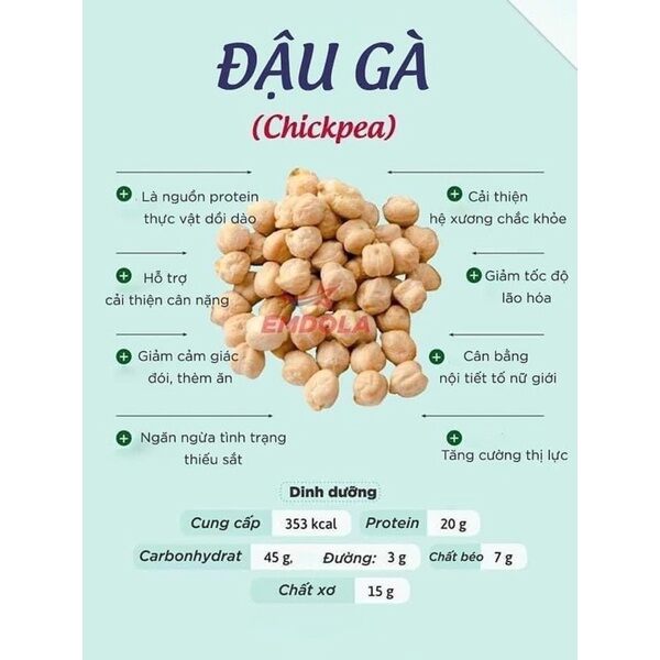 1Kg Đậu gà chick peas khô