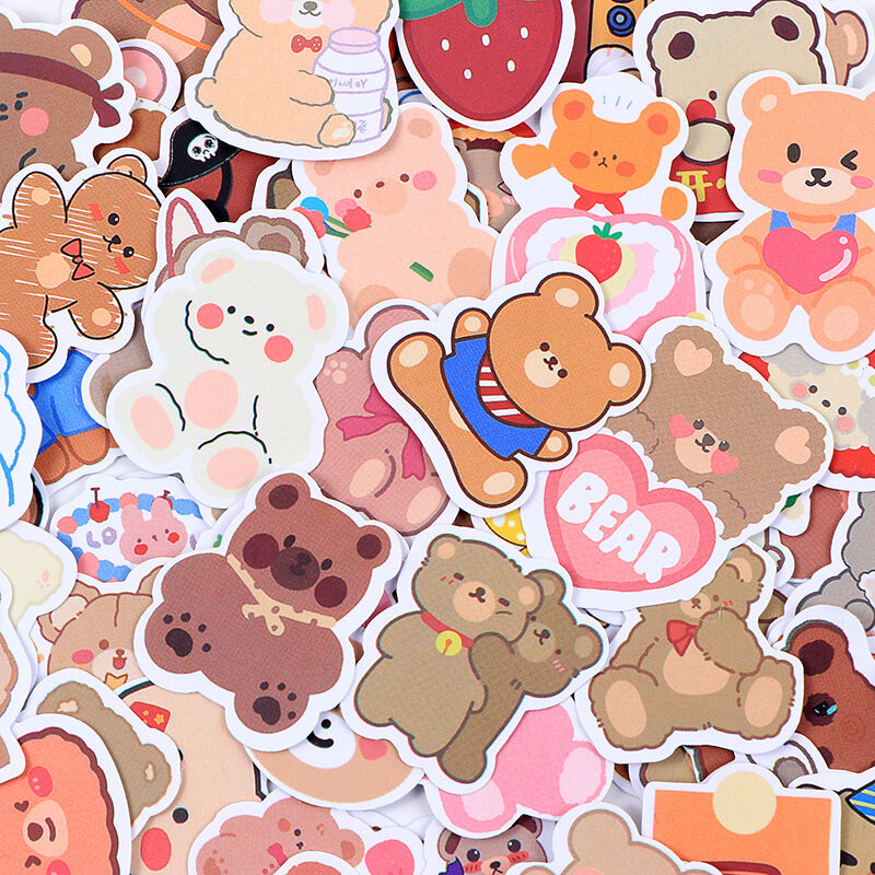 Set 50/100/200 miếng sticker hình dán chống nước