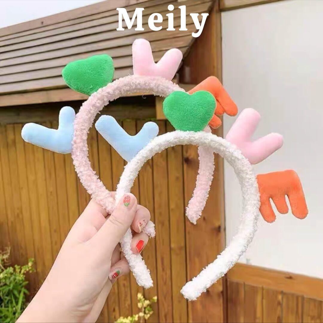 Bờm, cài tóc, băng đô chữ LOVE dễ thương Meily Store