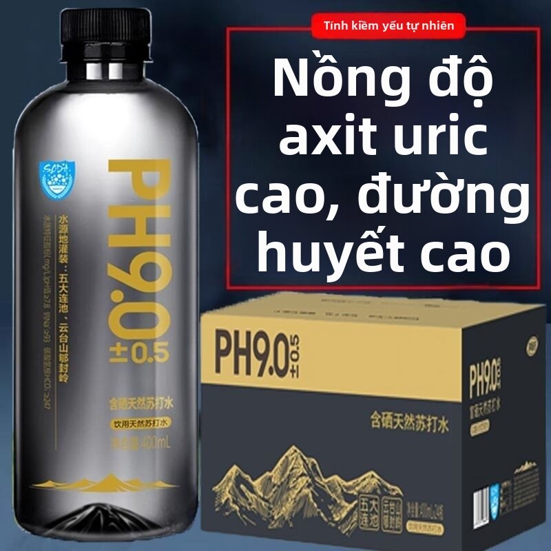 Nước Khoáng Kiềm Nhẹ Không Chất Bảo Quản Không Đường 400ml * 24 Chai