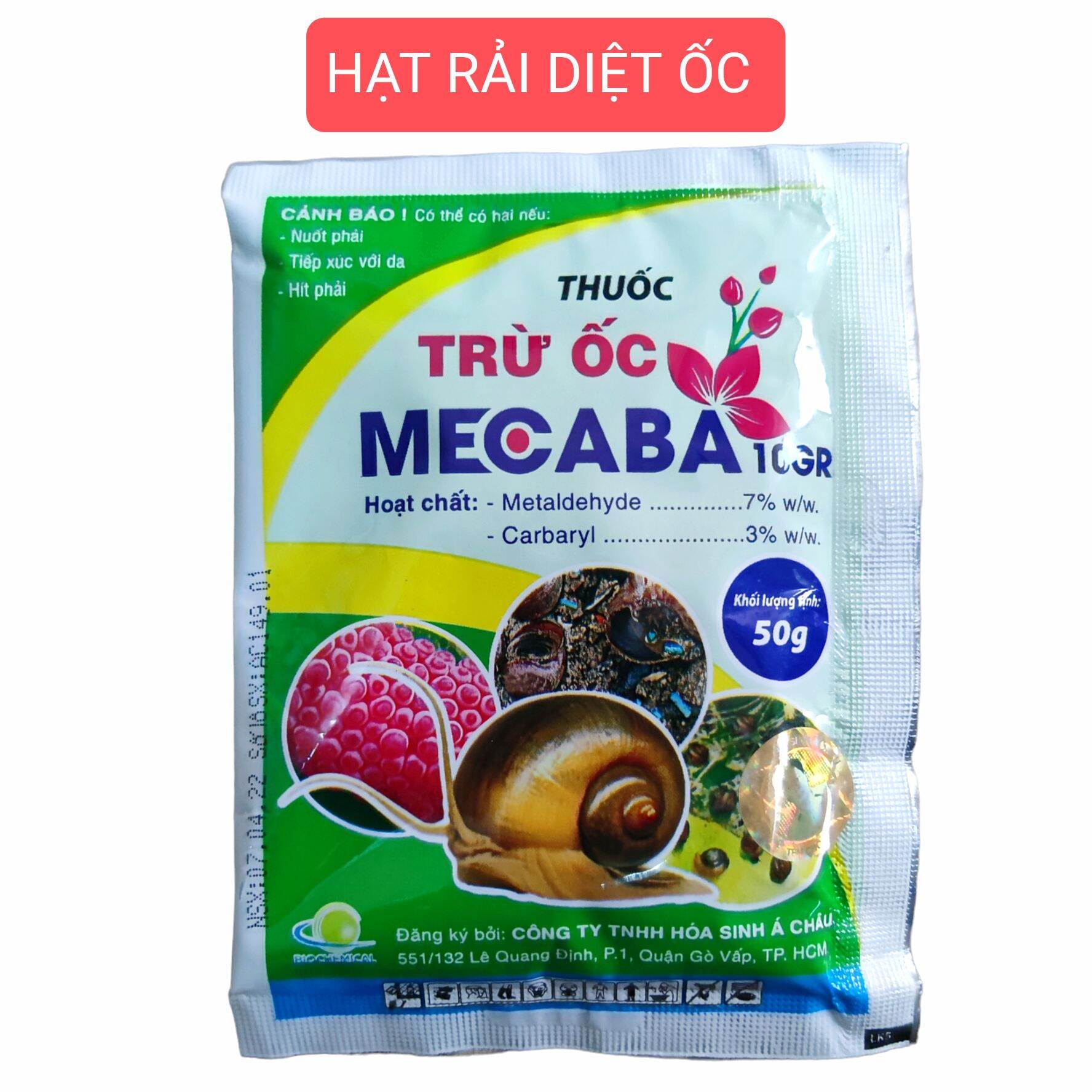 Bả diệt ốc Mecaba 10g dạng hạt
