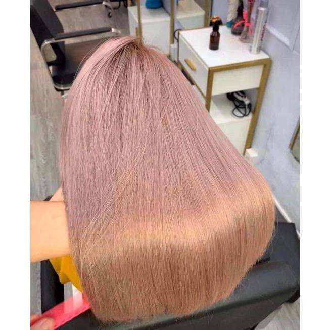 Màu Nhuộm Tóc Nâu Hồng Trà Sữa| Thuốc Nhuộm Tóc hot nhất 2021- Thuốc nhuộm tóc tại nhà- sỉ lẻ thuốc nhuộm tóc TNT