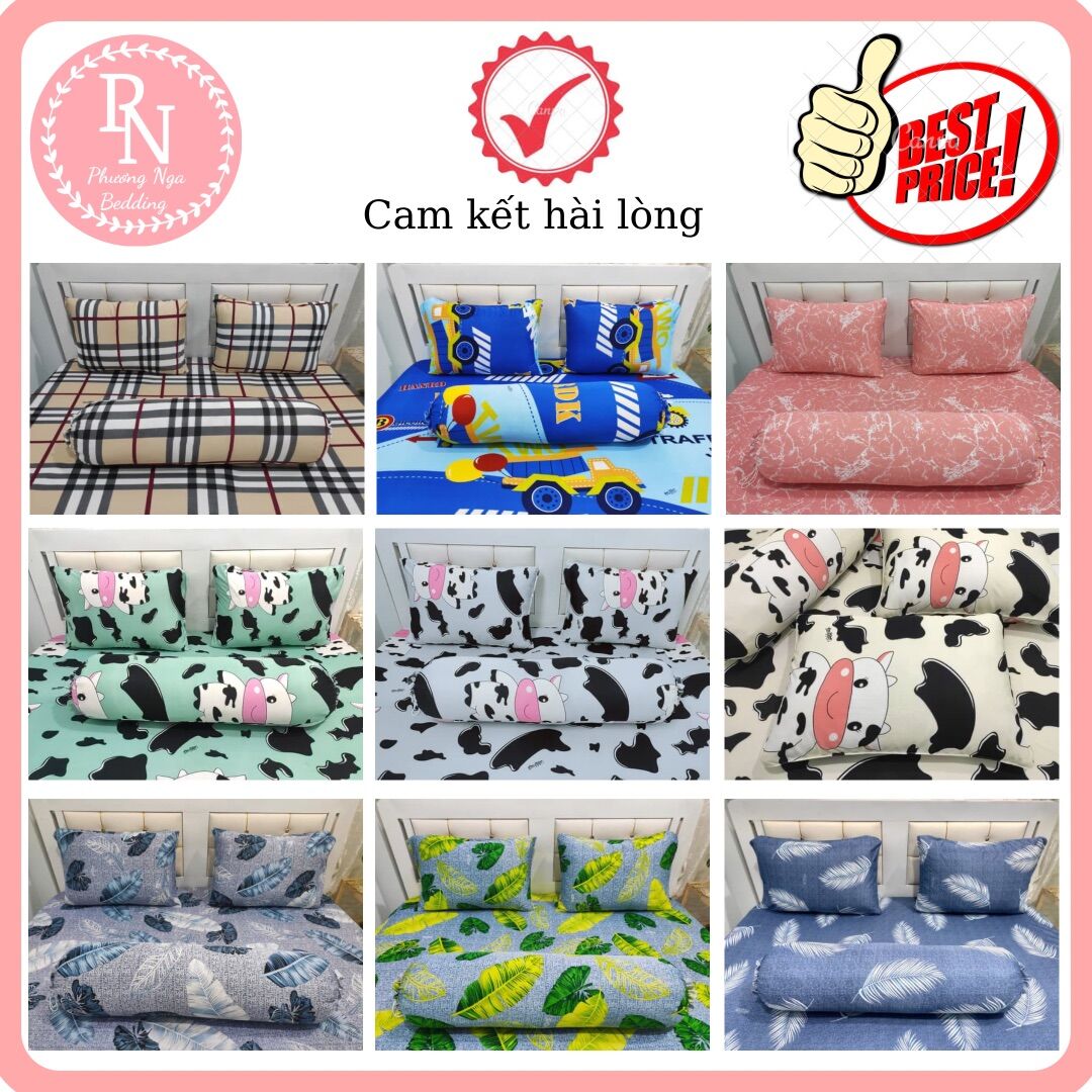 Vỏ gối thun lạnh hàn quốc kích thước 40x60; 50x70; 35x100