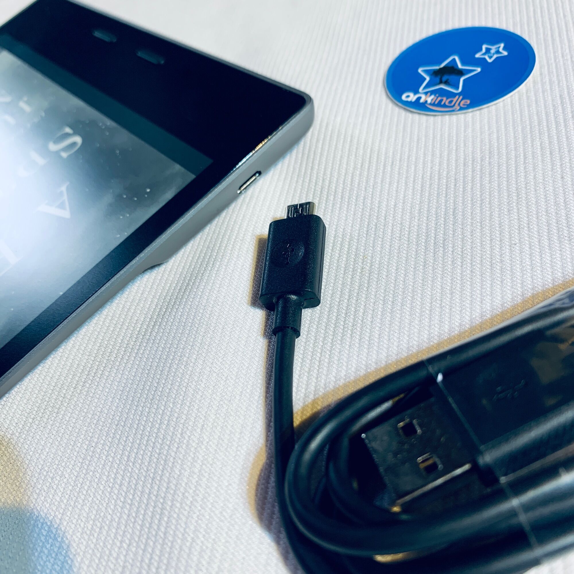 Dây cáp micro USB - type B - hàng chính hãng Amazon - dùng cho kindle, máy tính bảng - đủ dòng, truyền dữ liệu ổn định