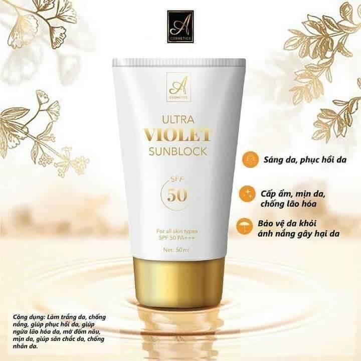 Kem chống nắng ultra violet sunblock spf50