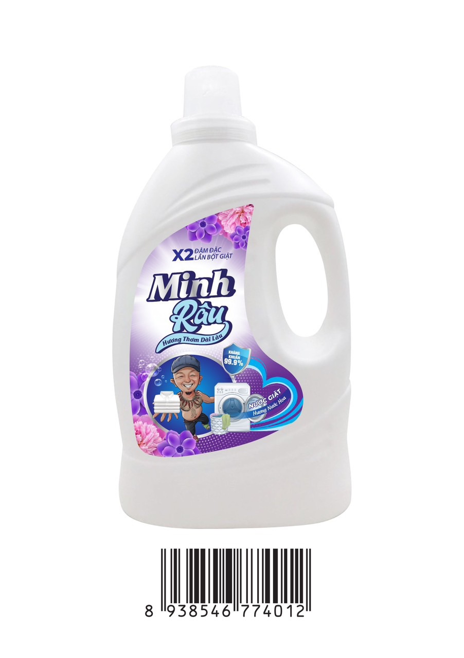 Nước giặt xả cao cấp 3,2kg 165k. minh râu
