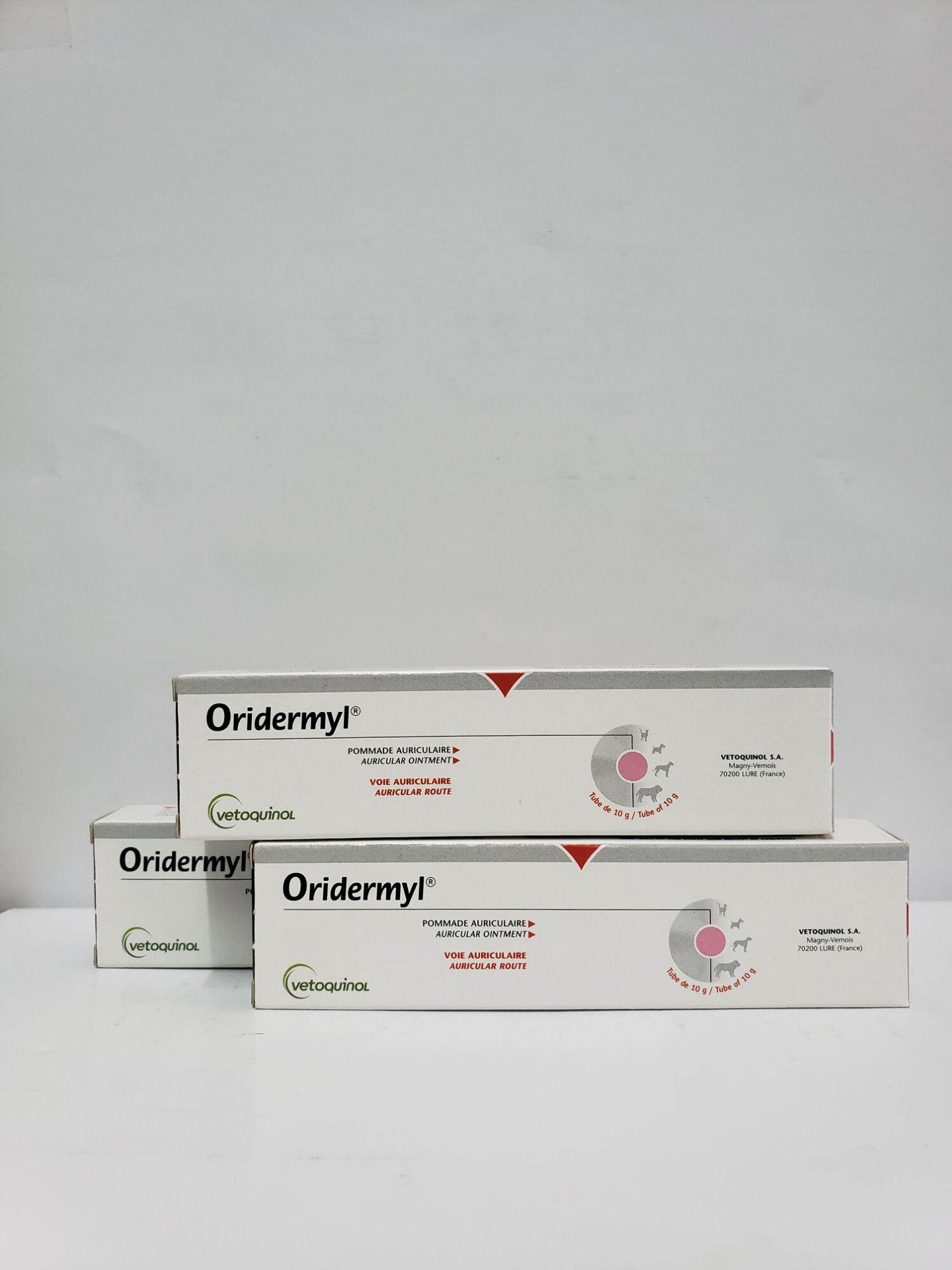 Oridermyl kem bôi trị viêm tai ngoài, viêm tai giữa, nấm tai cho chó mèo