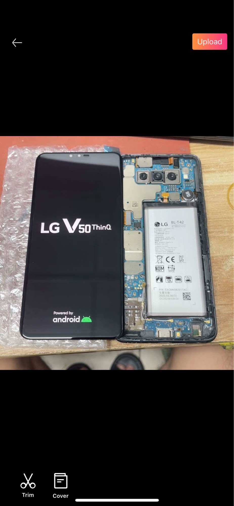 Màn hình LG v50 mới