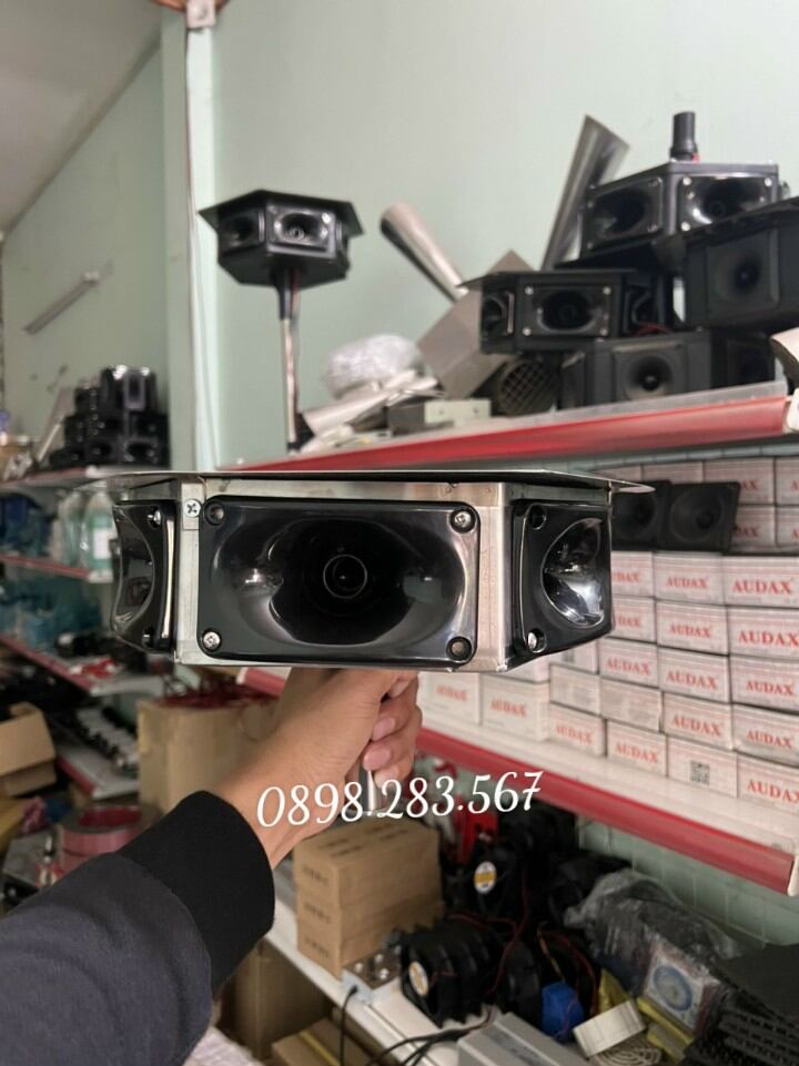Loa phóng lục giác HP5000 khung loa inox bền bỉ - Loa phóng nhà yến chất lượng