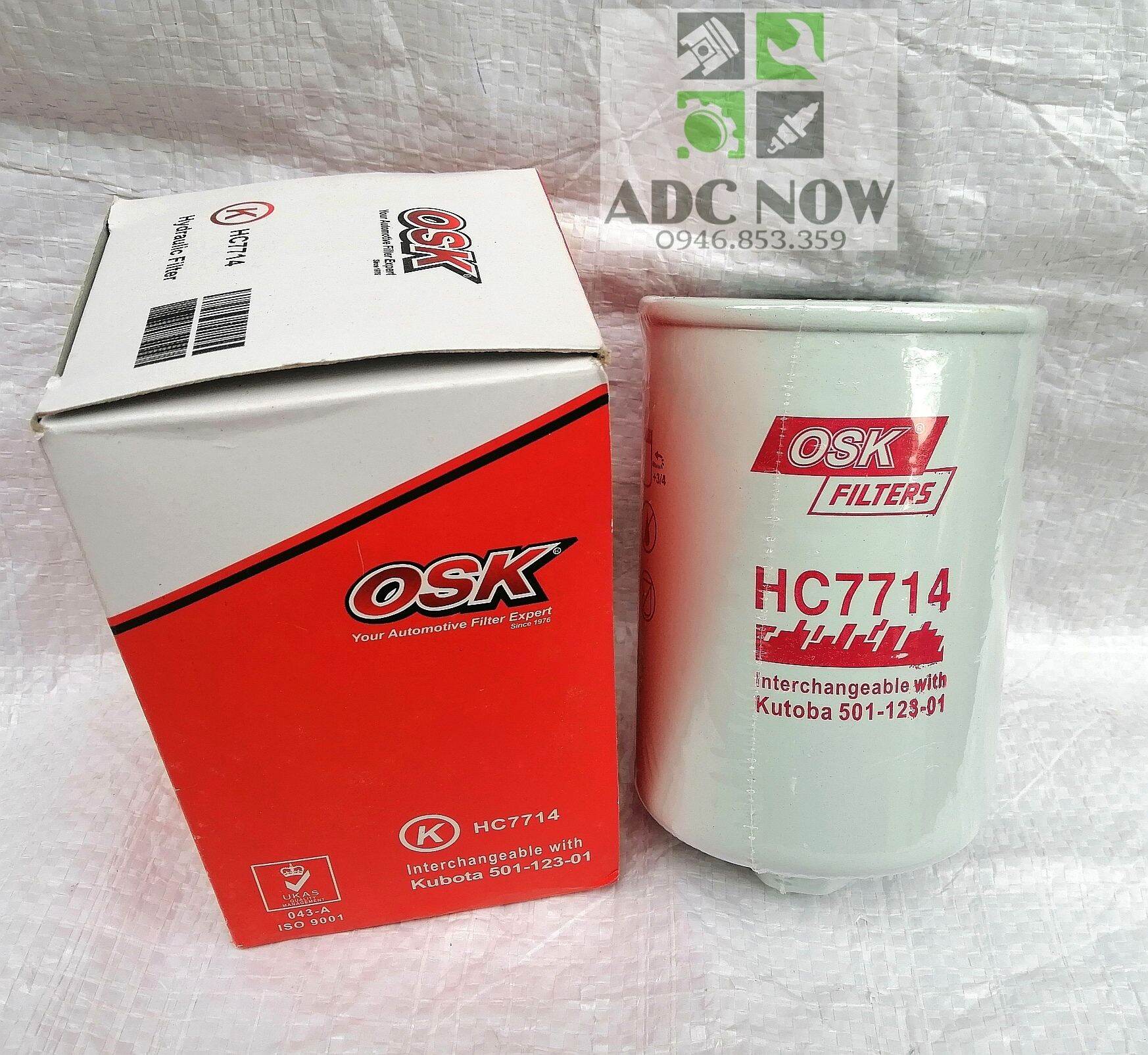 Lọc thủy lực máy cày kubota mã hc7714 / 5-01-123-01 38430-3771-4 hc-7975
