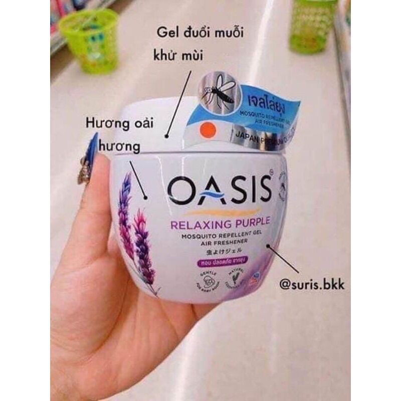 Sáp Thơm Đuổi Muỗi OASIS Thái Lan 180gr